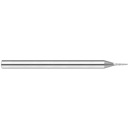 Miniature End Mill - Tapered - Square, 0.0600, Included Angle: 14 Degrees